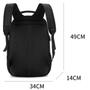 Imagem de Mochila Reforçada Impermeável Com Espaço Para Notebook Alça Cabo de Aço + USB - Abafarto