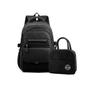 Imagem de Mochila Reforçada Notebook Trabalho Escolar Média Alça Costa Acolchoada Kit Bolsa Térmica Espaçosa Faculdade Resistente Anti Furto