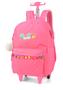 Imagem de Mochila Rodas Escolar Infantil Barbie Luxcel MC51625BB Rosa