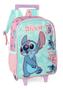 Imagem de Mochila Rodinha G Alça Escolar Lilo Stitch Disney IC41532