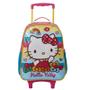 Imagem de Mochila Rodinha G Escolar Infantil Hello Kitty Gatinha 13530