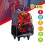 Imagem de Mochila Rodinha Homem Aranha Vermelho Masculina