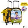 Imagem de Mochila Rodinha Infantil Escolar Masculino Reforçada Menino Cristal Grande Juvenil Futebol