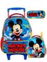 Imagem de Mochila Rodinha Mickey Mouse 42x29x15 cm Poliéster