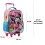 Imagem de Mochila Rodinha Minnie Disney Escolar Rosa 33x26