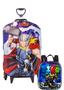 Imagem de Mochila Rodinha Tripla Lancheira Thor Avengers 3D Maxtoy