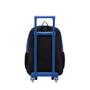 Imagem de Mochila Rodinhas Bolsa Escolar Mala Skate Infantil Azul 16L