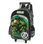 Imagem de Mochila Rodinhas e Costas Avengers Hulk Luxcel Original