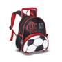 Imagem de Mochila Rodinhas Flamengo Bolsa Escolar Infantil Futebol