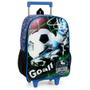 Imagem de Mochila Rodinhas Futebol Preto Escolar - Luxcel 46x30x16cm