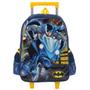 Imagem de Mochila Rodinhas Heróis Batman Moto Escolar Luxcel Cinza