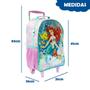 Imagem de Mochila Rodinhas Infantil 16 Princesa Ariel G Sereia -11080