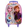 Imagem de Mochila Rodinhas Infantil Frozen Elsa e Anna Rosa - Xeryus