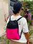 Imagem de Mochila Saco Nylon PASSAROS VOANDO Academia Esportiva Gym Bag Fitness Unissex Cordão Preto Sack Outline Nylon Resistente Sacochila