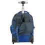 Imagem de Mochila Sestini Com Carrinho 2 Comp Capricho Wishes Azul