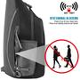 Imagem de Mochila Sling Bag G4Free com Bloqueio RFID - Preta