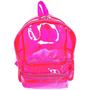 Imagem de Mochila Solid Style Transparente Neon Com Bolso Duplo Zíper - MN - VÁRIAS CORES