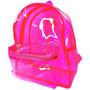 Imagem de Mochila Solid Style Transparente Neon Com Bolso Duplo Zíper - MN - VÁRIAS CORES