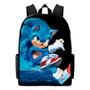 Imagem de Mochila Sonic Escolar Infantil Juvenil Reforçada Personagem