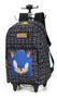 Imagem de Mochila Sonic Game Rodinhas Trolley Grande Meninos + Estojo