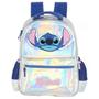 Imagem de Mochila Stitch Holográfica Disney Lilo Infantil Escolar