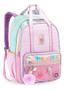 Imagem de Mochila Teen Costas Meninas Juvenil Pacthes Pompom Grande