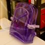 Imagem de Mochila Transparente de Plástico - Saco Fluorescente Masculino