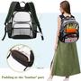 Imagem de Mochila Transparente GiMiuito Heavy Duty 17" - Marrom