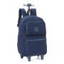 Imagem de mochila up4you Crinkle com 2 rodas e alça costal 51617 cinza