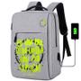 Imagem de Mochila USB Escolar Estampa de Frase "EU VIM PARA CONFUNDIR NÃO EXPLICAR" Notebooks, Trabalho Escola (Interface USB)