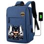 Imagem de Mochila USB Escolar Estampa Infantil Batman Notebooks, Trabalho Escola (Interface USB)