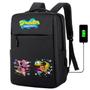 Imagem de Mochila USB Escolar Estampa Infantil Bob Esponja Notebooks, Trabalho Escola (Interface USB)