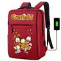 Imagem de Mochila USB Escolar Estampa Infantil Garfield Notebooks, Trabalho Escola (Interface USB)