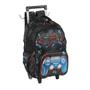 Imagem de Mochila video game 3d com rodinhas preta luxcel 