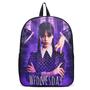 Imagem de MOchila Wandinha Addams Infantil Escolar Wednesday Volta As Aulas Tendencia