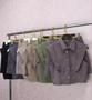 Imagem de Modas Domi Conjunto Feminino Colete Gola Colarinho Shorts Luis Twill Casual Moderno 193