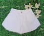 Imagem de MODAS DOMI Short Jeans Feminino Cintura Alta Tingido Detalhes Coloridos 9224