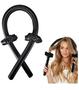 Imagem de Modelador De Cabelo Cachos Curling Rod Cetim Sem Calor + 2 Xuxinhas