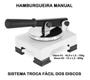 Imagem de Modelador De Hamburguer Hamburgueira Manual 2 Discos Inox