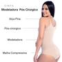 Imagem de Modelador Sem Pernas Modelo Com Abertura Frontal e Alça Fina