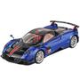 Imagem de Modelo de Carro Pagani Huayra BC 1:18 - Autoart - Azul França/Candy Blue com Detalhes em Carbono