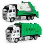 Imagem de Modelo de Veículo Diecast - Liga de Engenharia - Caminhão de Lixo