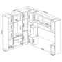 Imagem de Modulado Modena Composição 2 Casal Demobile