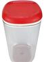 Imagem de Modular Clear 1,3 litros Policarbonato com tampa Vermelha/Glitter Tupperware