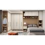 Imagem de Modulo 1 Porta Setiba 428mm com Prateleiras RimoCarvalho/Off White