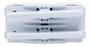 Imagem de Módulo 2 Interruptor Simples Dc-1100/134 Branco Duplo Novara