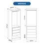 Imagem de Módulo 2 Portas com Cabideiro Infinity