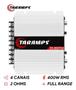 Imagem de Modulo Amplificador Taramps Ts400x4 TS 400  2 Cabo Rca 5m  2 Cabo Y