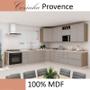 Imagem de Módulo Armário Aéreo 60cm 1 Porta Basculante 100% MDF Cozinha Modulada Provence Robel Hanover/Fendi