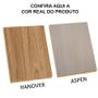 Imagem de Módulo Armário Aéreo 68x100 Canto Reto Esquerdo 100% MDF Cozinha Modulada Gold Robel Hanover/Aspen